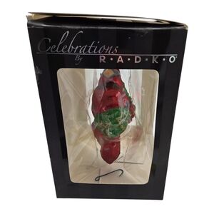 Christopher Radko Celebrations Cardinal Blown Glass Ornament 2009 w/ Box